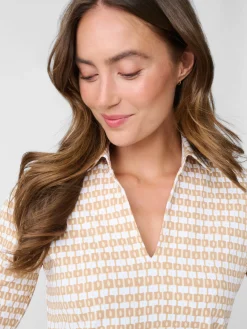 Aida 3/4 Sleeve Top In Aberdeen Geo-J.McLaughlin Fashion