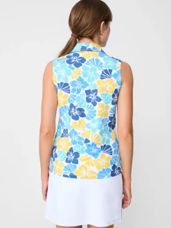 Aida Sleeveless Top In Beach Blossom-J.McLaughlin Discount
