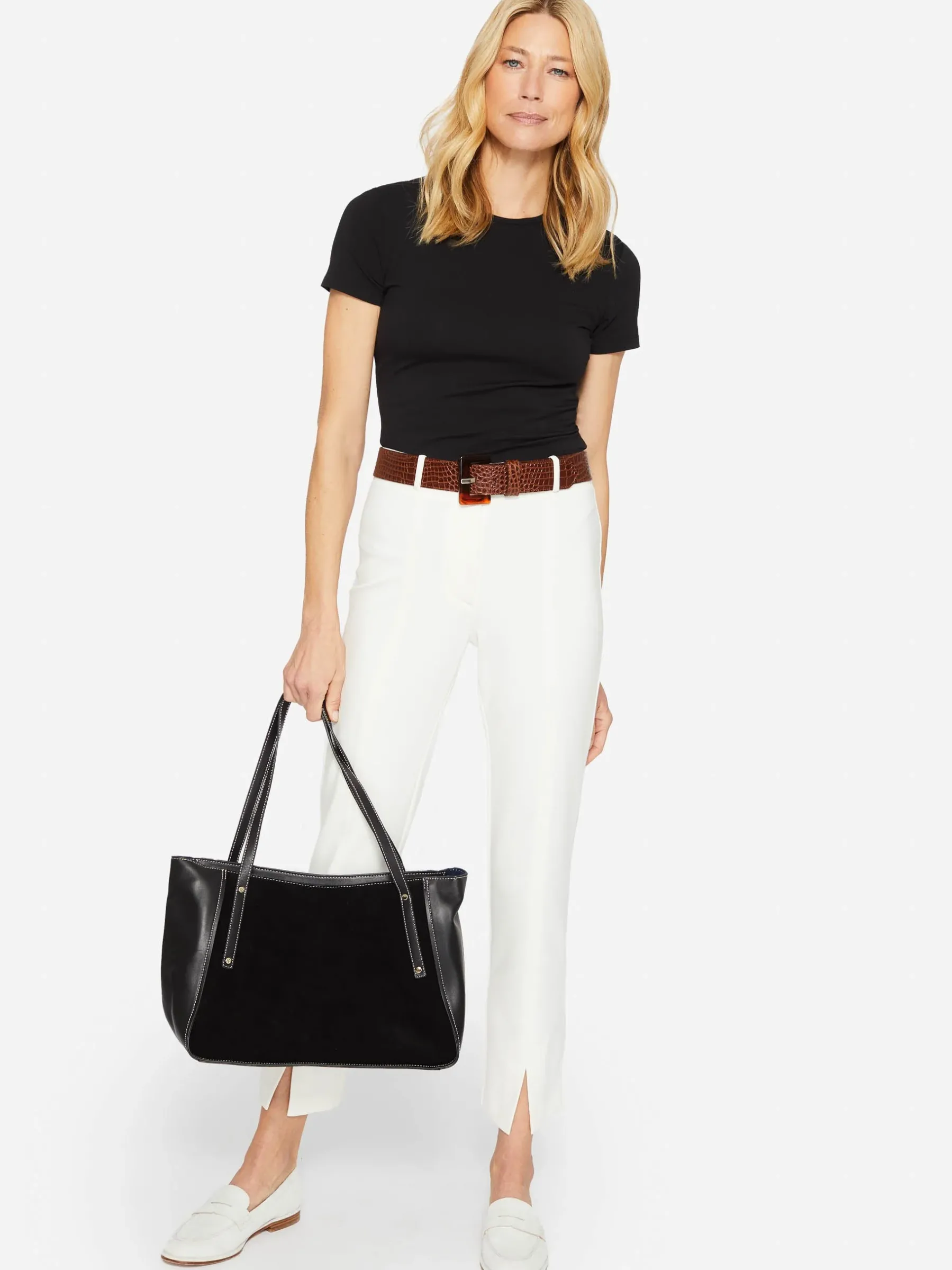 Allie Cap Sleeve Tee-J.McLaughlin Sale