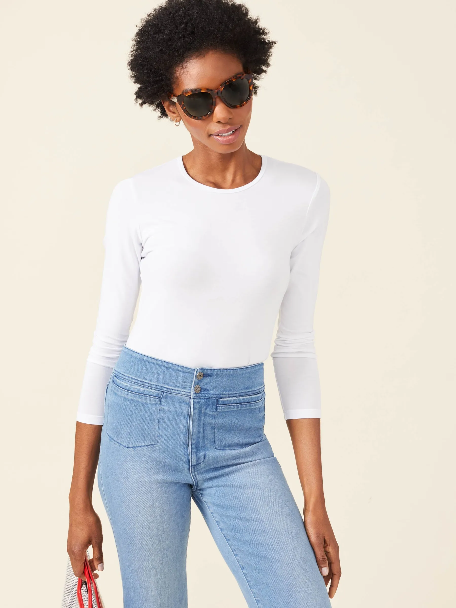 Allie Long Sleeve Tee-J.McLaughlin Outlet