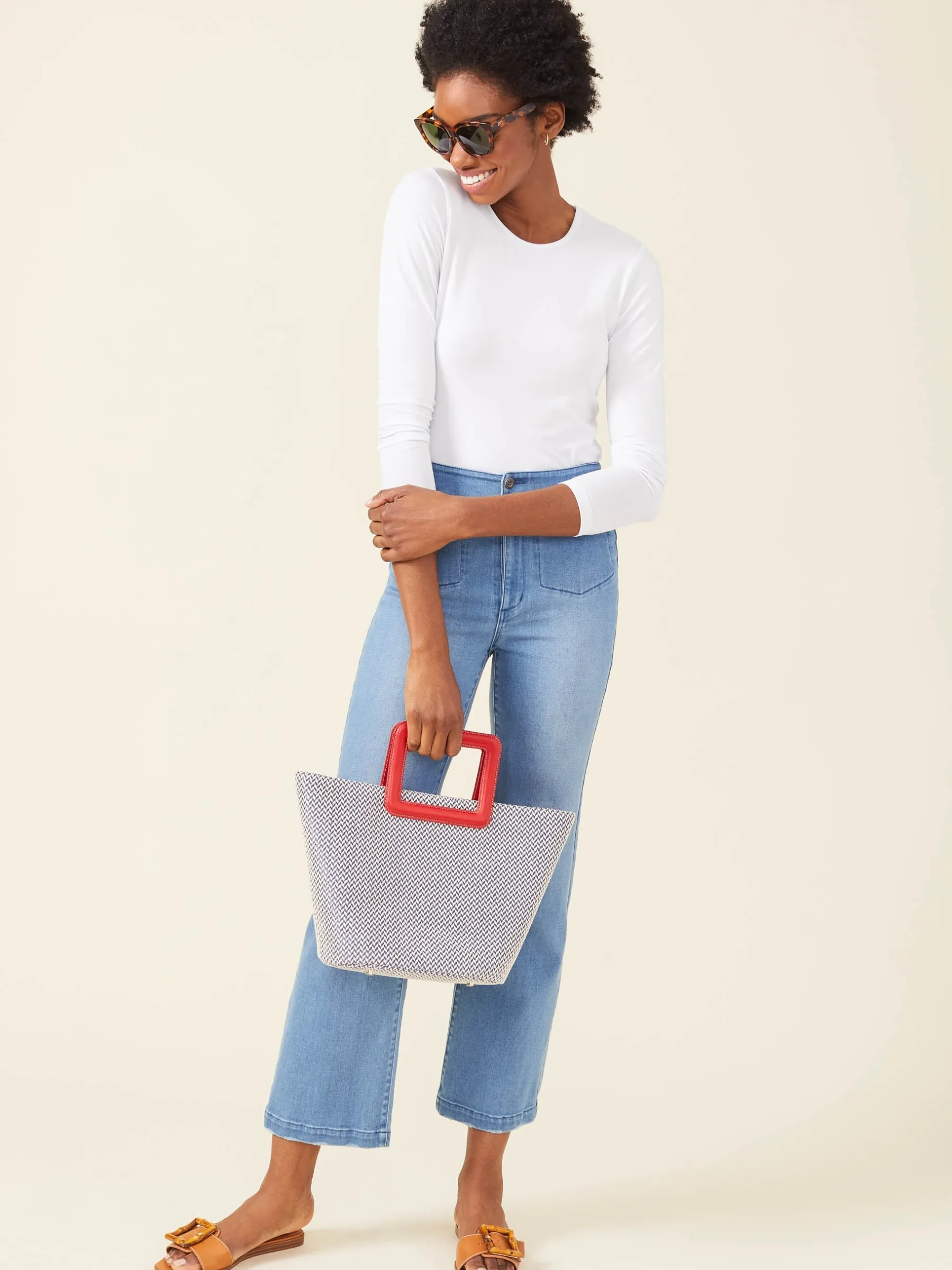 Allie Long Sleeve Tee-J.McLaughlin Outlet