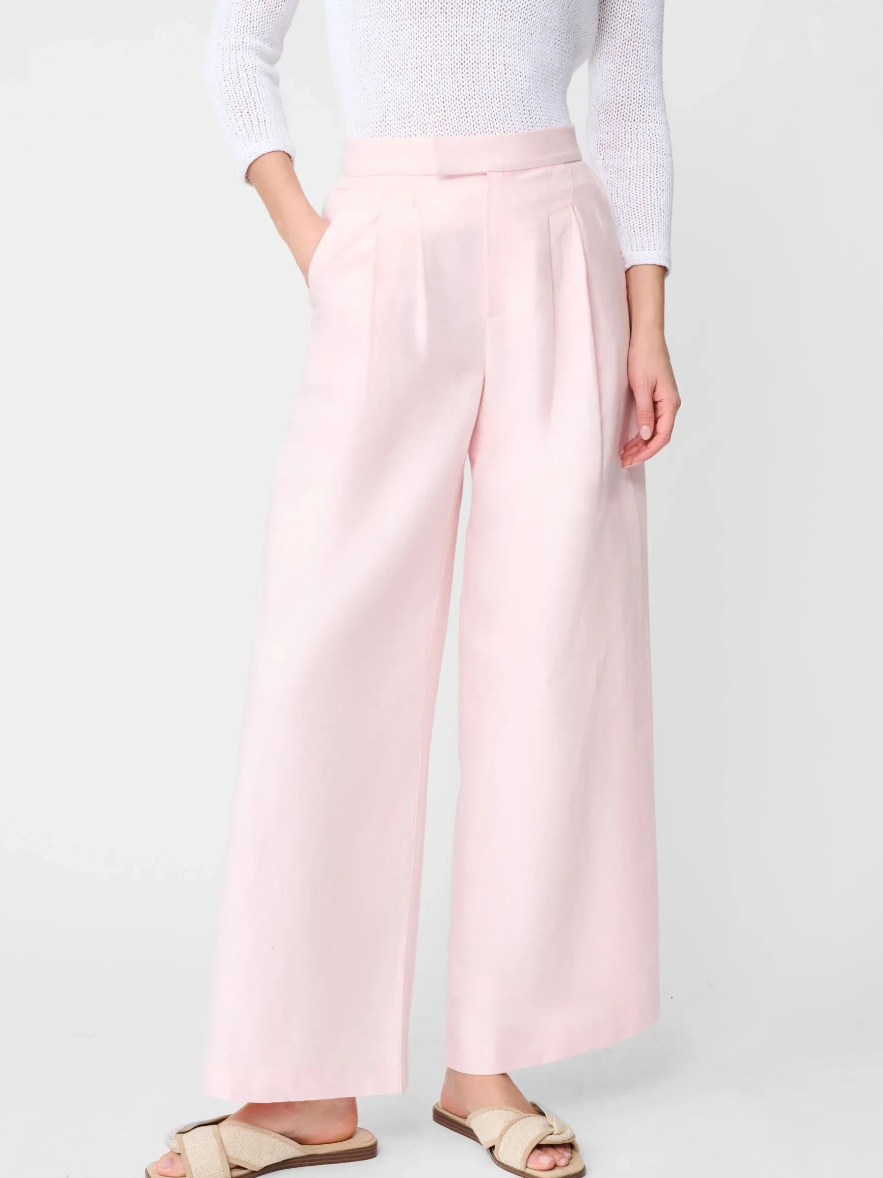 Amal Linen Blend Pants-J.McLaughlin Sale
