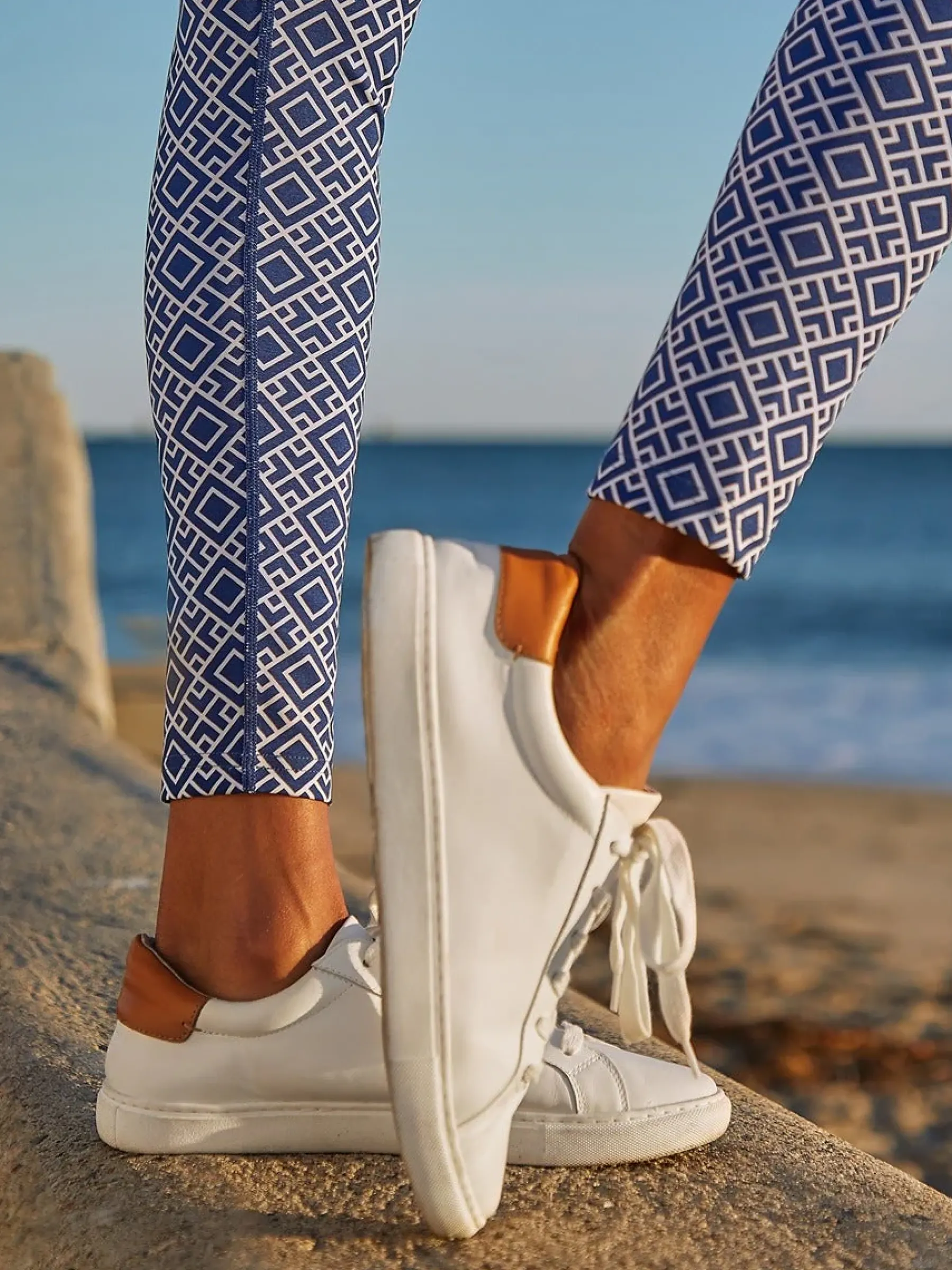 Angelique Leather Sneakers-J.McLaughlin Online