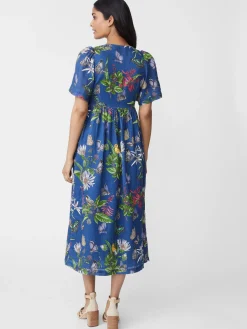 Annora Linen Dress In Jardin Mariposa-J.McLaughlin Fashion