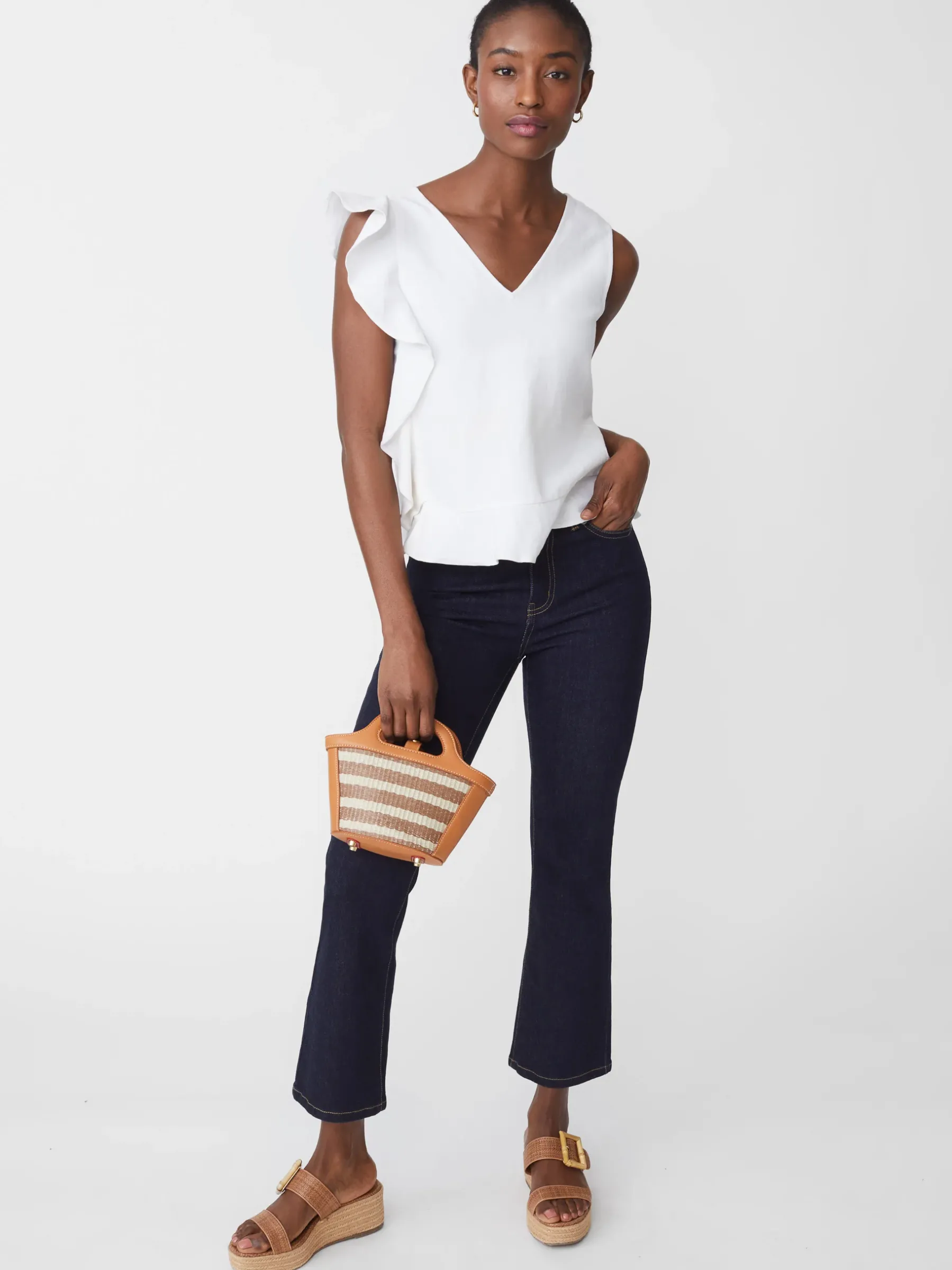 Athena Linen Blouse-J.McLaughlin Sale