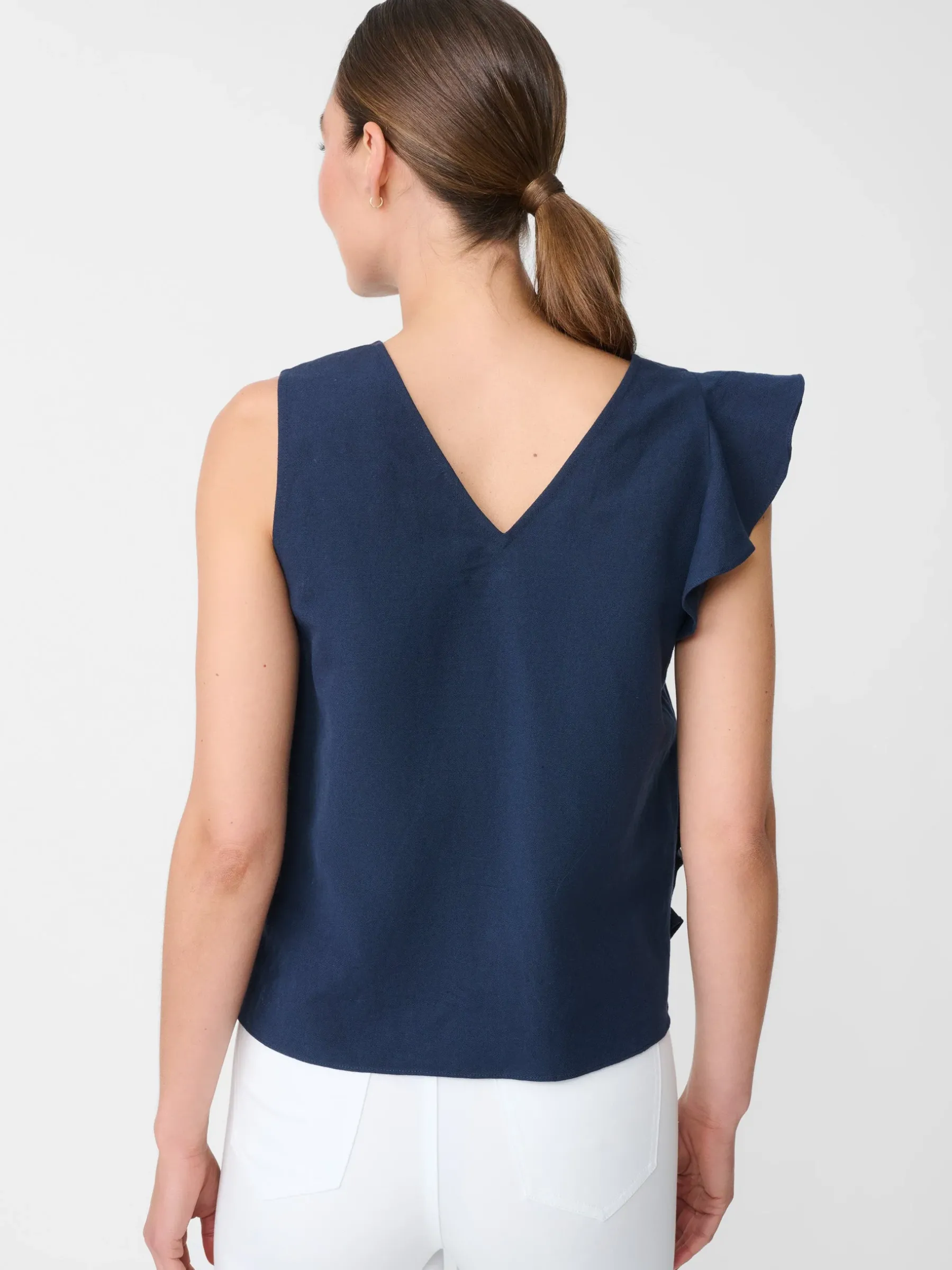 Athena Linen Blouse-J.McLaughlin Hot
