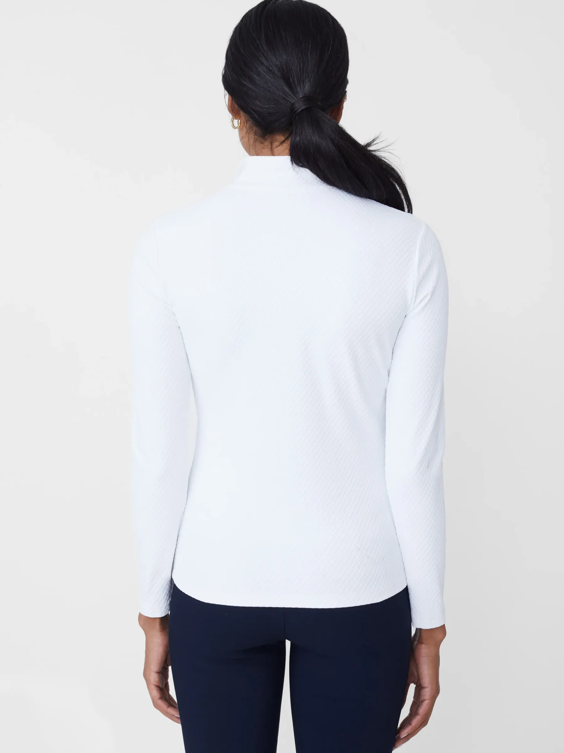 Bedford Top In Mini Raffia Jacquard-J.McLaughlin Clearance