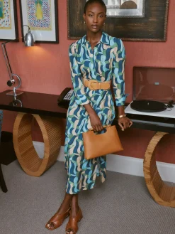 Belle Dress In Abstract Chaise-J.McLaughlin Fashion