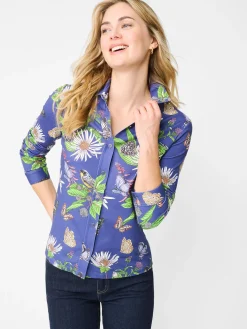 Betty Shirt In Jardin Mariposa-J.McLaughlin New
