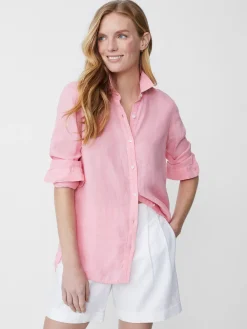 Britt Linen Shirt-J.McLaughlin Hot