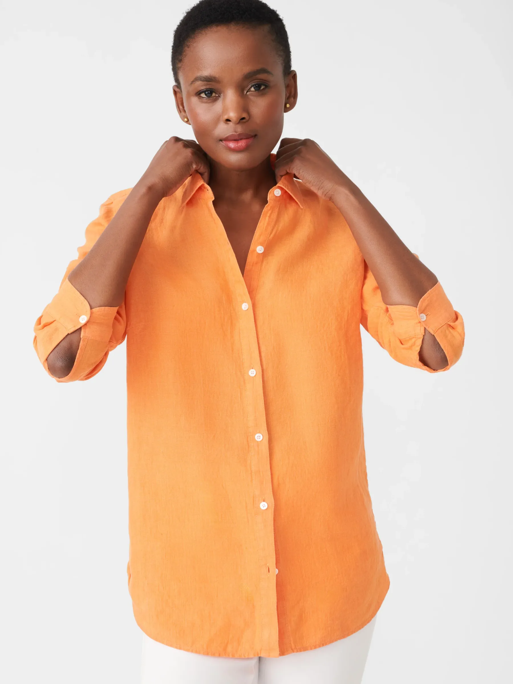 Britt Linen Shirt-J.McLaughlin Discount