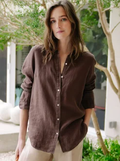 Britt Linen Shirt-J.McLaughlin Sale