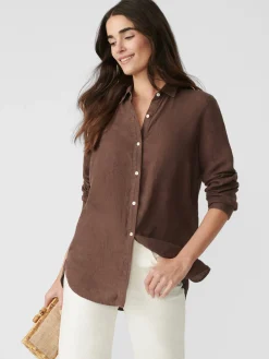Britt Linen Shirt-J.McLaughlin Sale