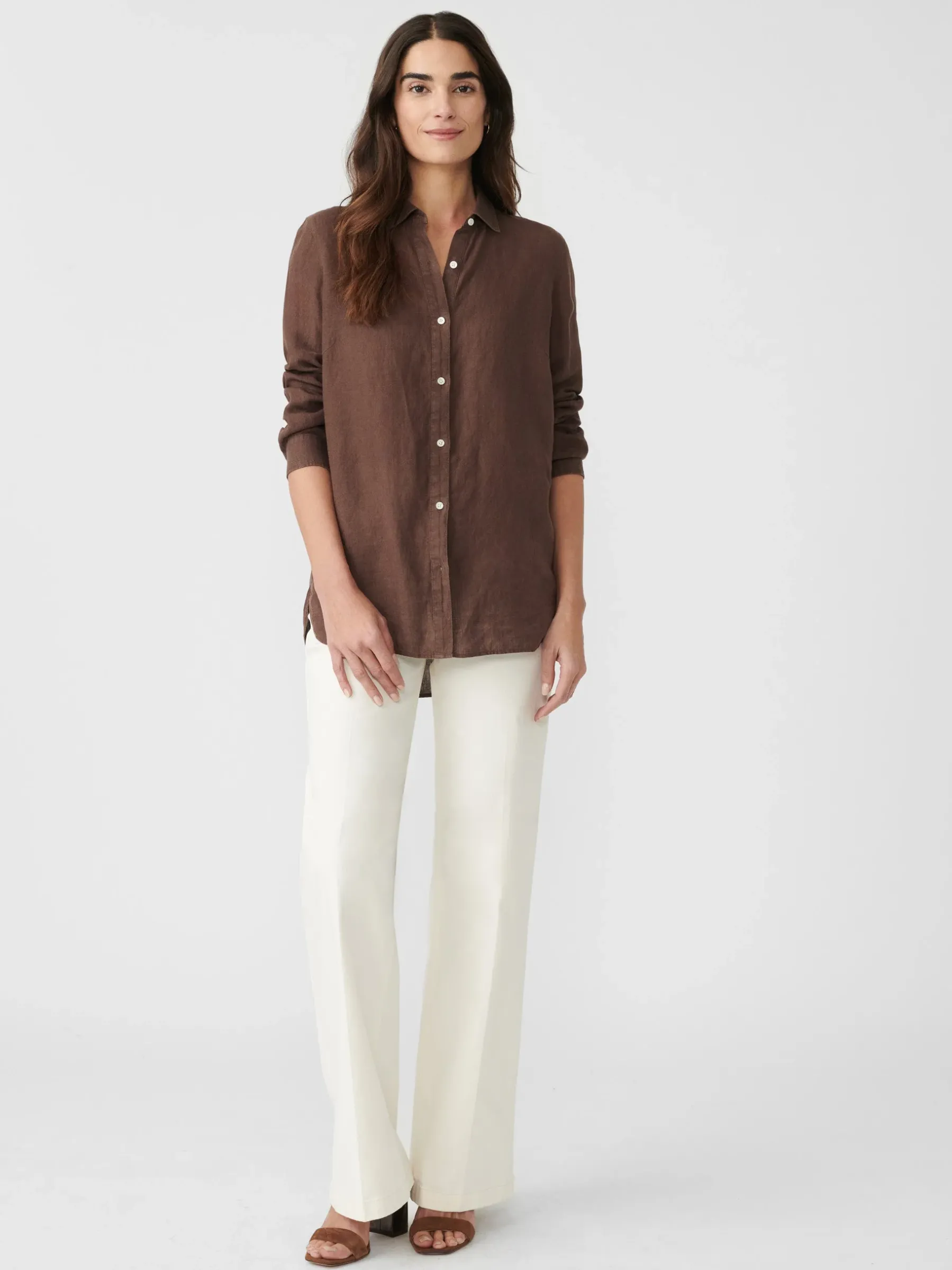 Britt Linen Shirt-J.McLaughlin Sale