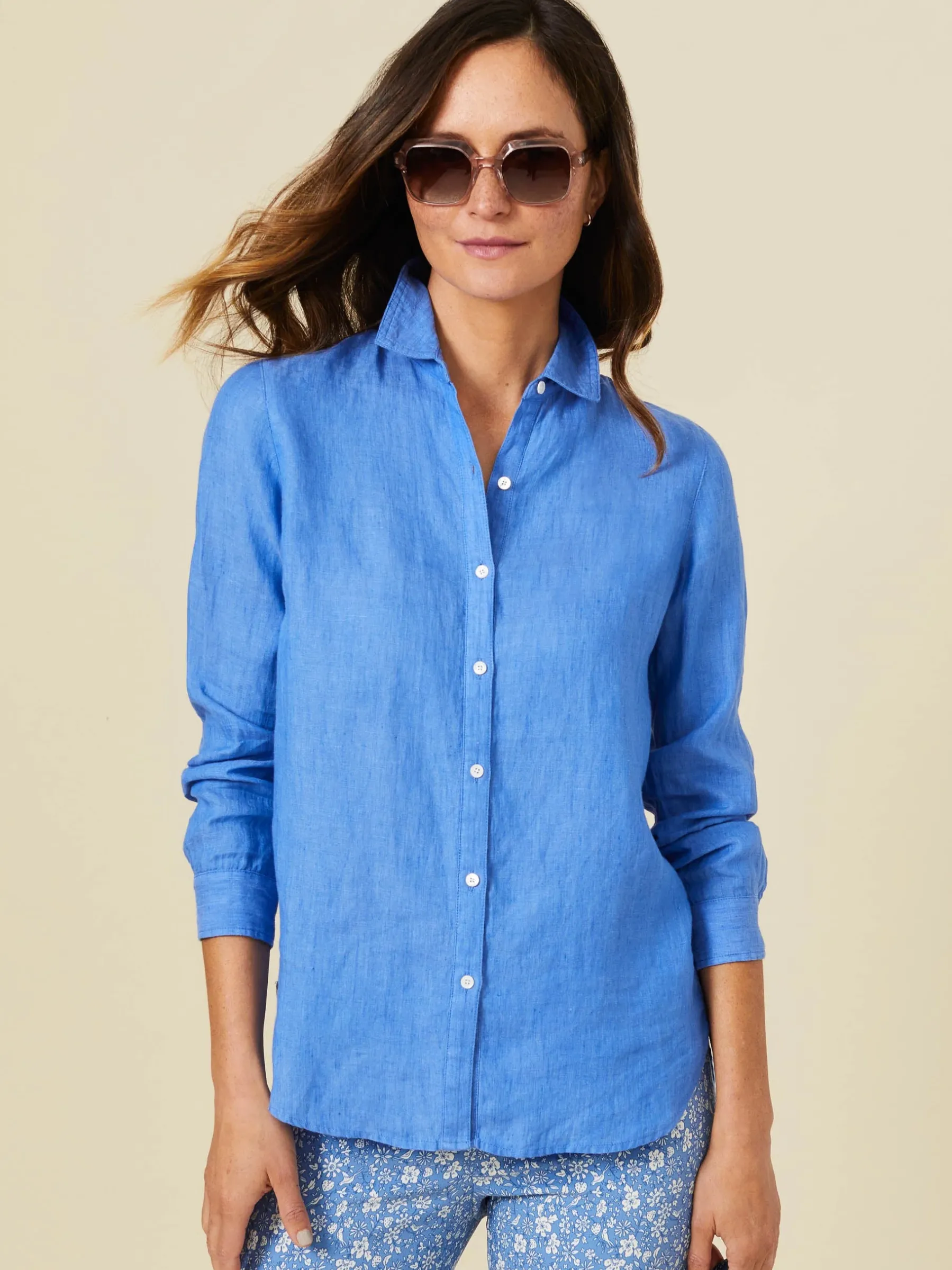 Britt Linen Shirt-J.McLaughlin Outlet