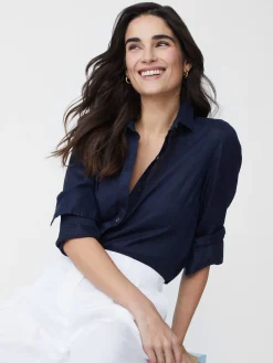 Britt Linen Shirt-J.McLaughlin Hot