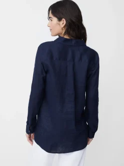 Britt Linen Shirt-J.McLaughlin Hot