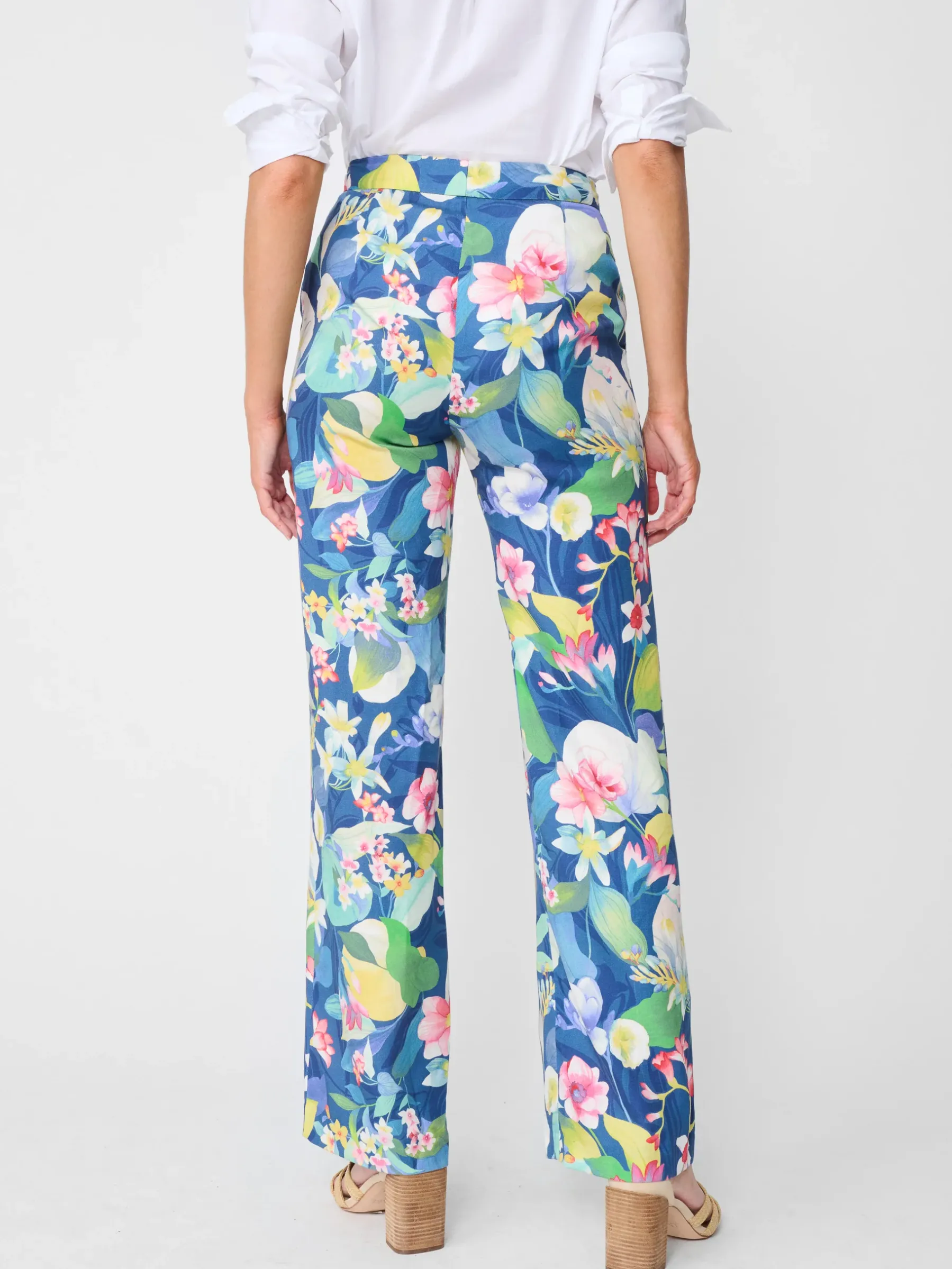 Broderick Pants In Floral Reef-J.McLaughlin Discount