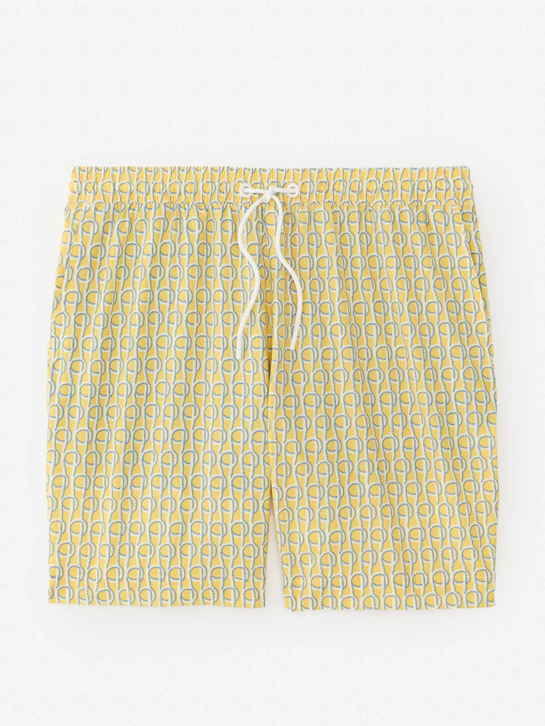 Bruce 7" Swim Trunks In Local Catch-J.McLaughlin Outlet