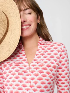 Brynn Linen Shirt In Gingko Mosaic-J.McLaughlin Clearance