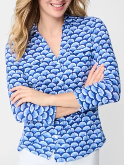 Brynn Linen Shirt In Gingko Mosaic-J.McLaughlin Online