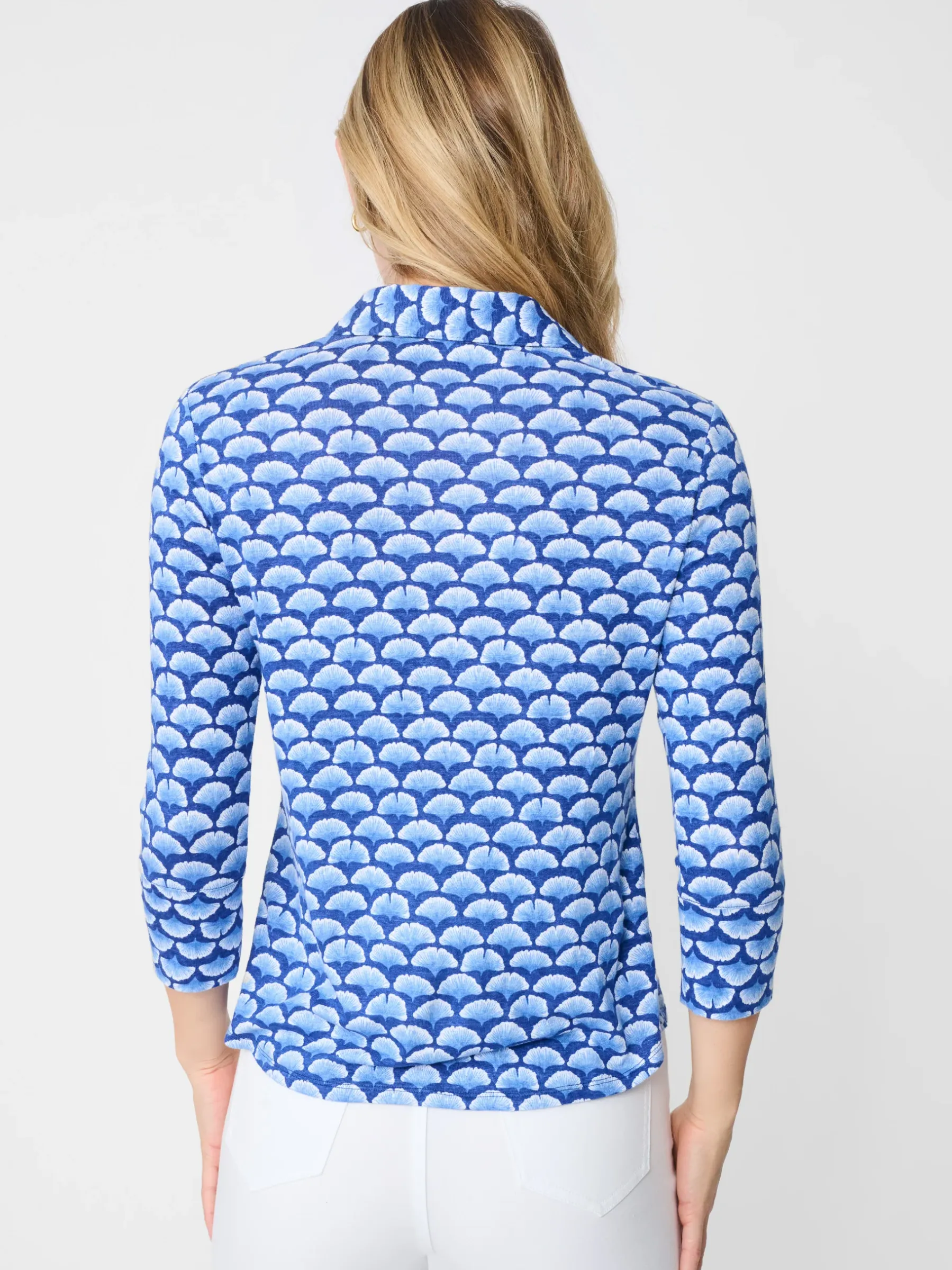 Brynn Linen Shirt In Gingko Mosaic-J.McLaughlin Online