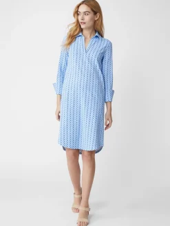 Cagney Dress In Chevron Charade-J.McLaughlin Discount