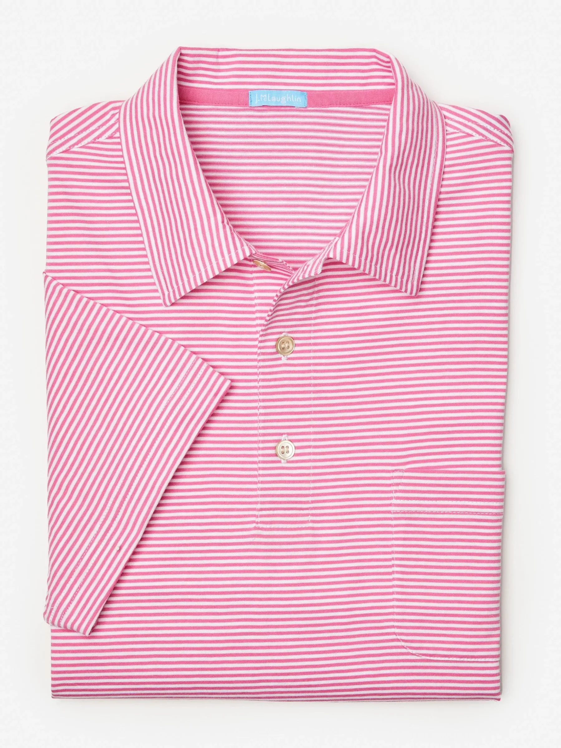 Callahan Cotton Polo In Stripe-J.McLaughlin Online
