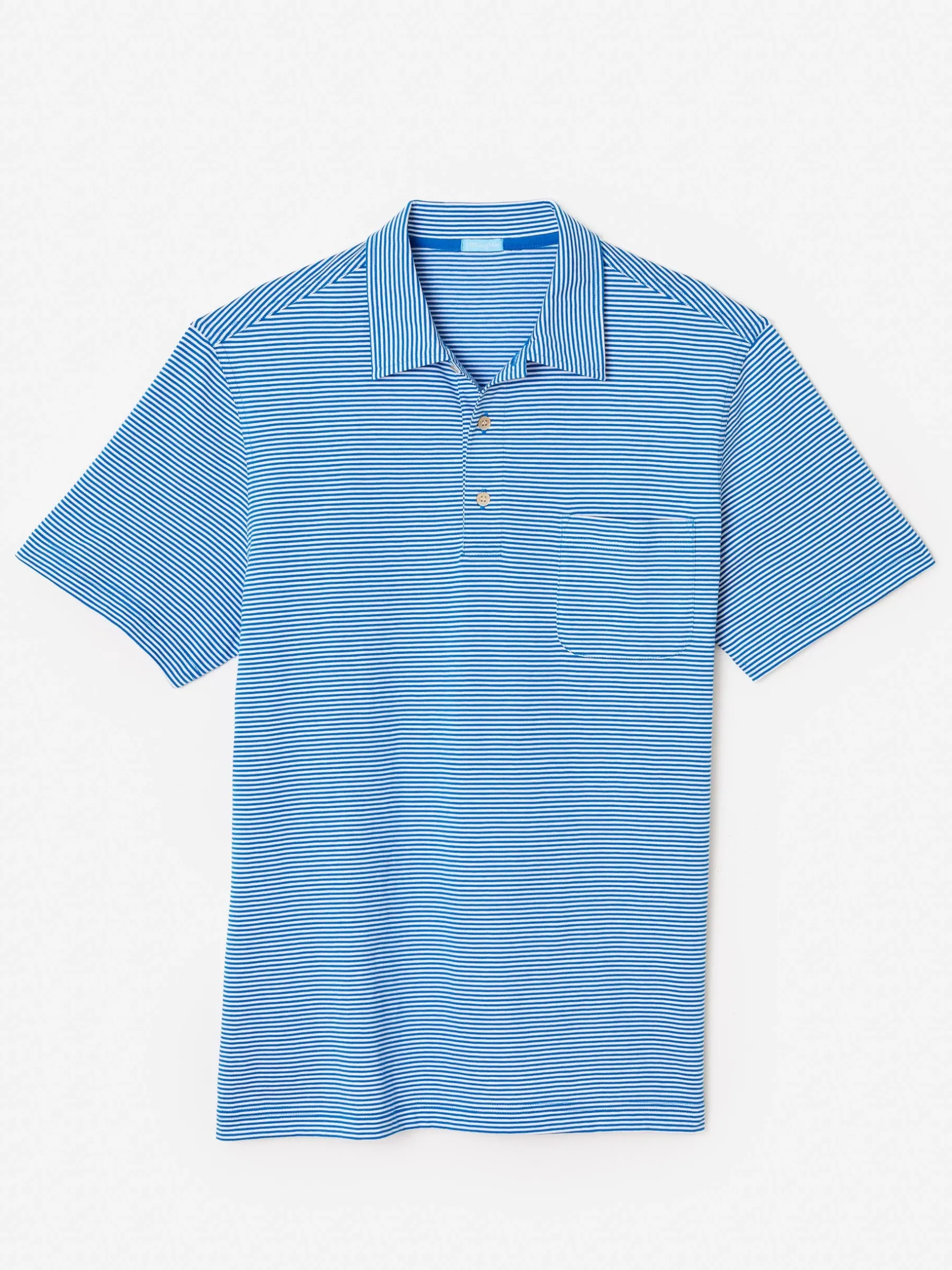Callahan Cotton Polo In Stripe-J.McLaughlin New