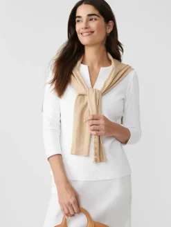 Carly Top In Fernwood Geo Jacquard-J.McLaughlin Fashion
