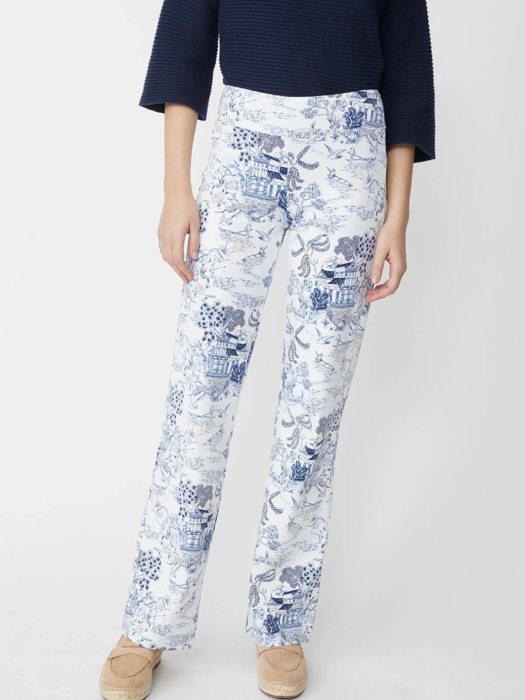 Carmel Pants In Chinoiserie Toile-J.McLaughlin Hot