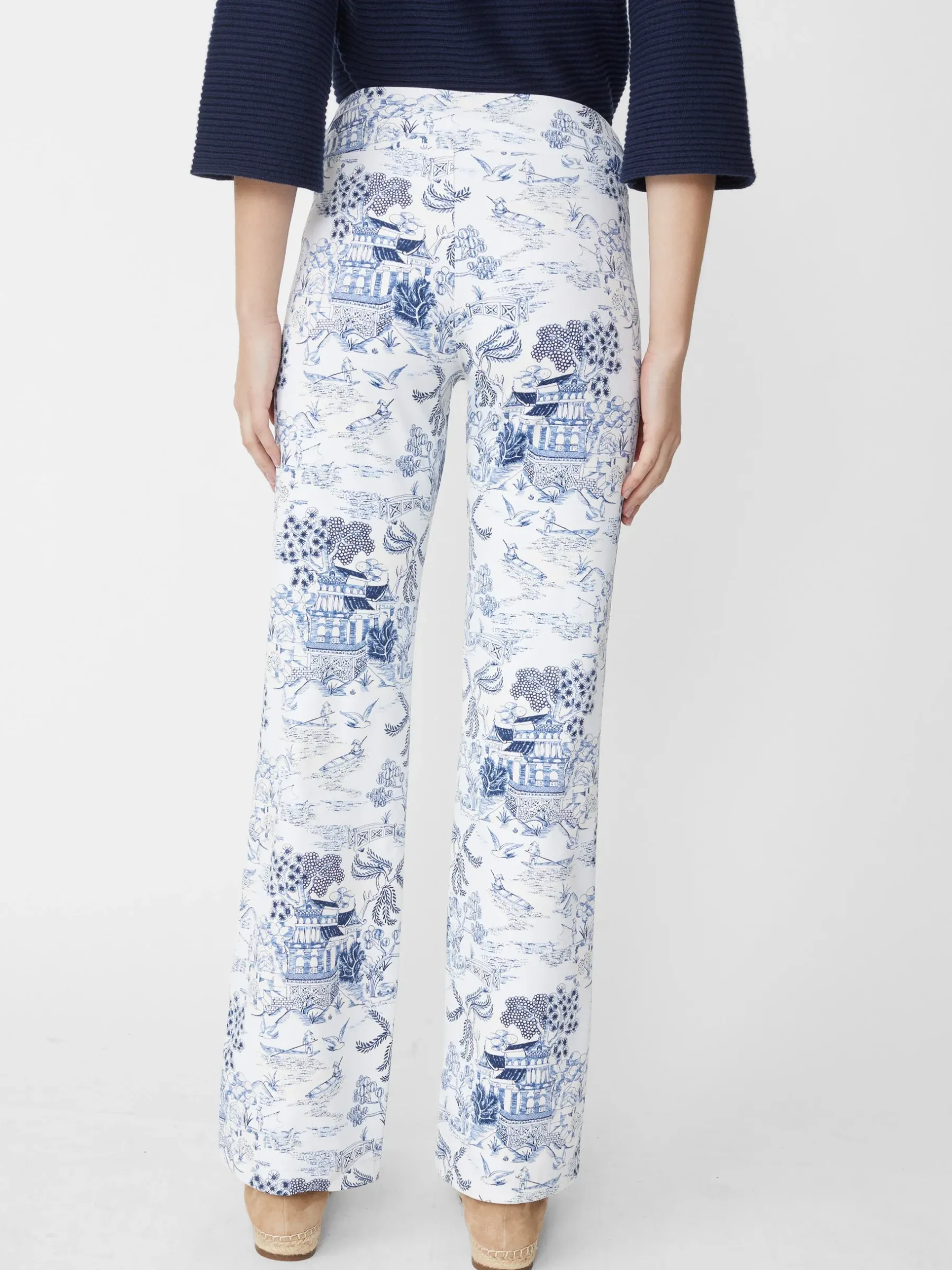 Carmel Pants In Chinoiserie Toile-J.McLaughlin Hot