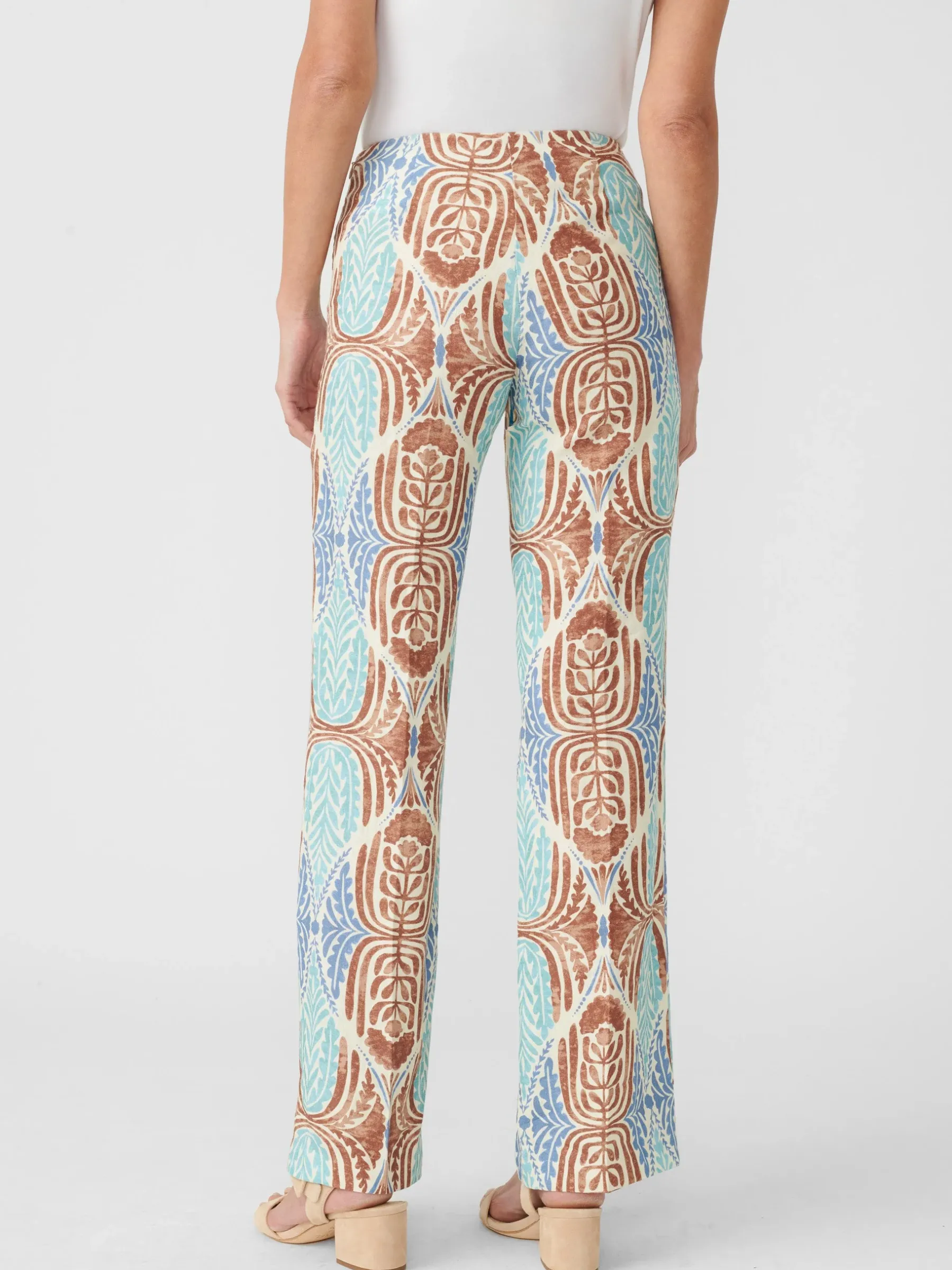Carter Linen Pants In Carriage House Floral-J.McLaughlin Hot