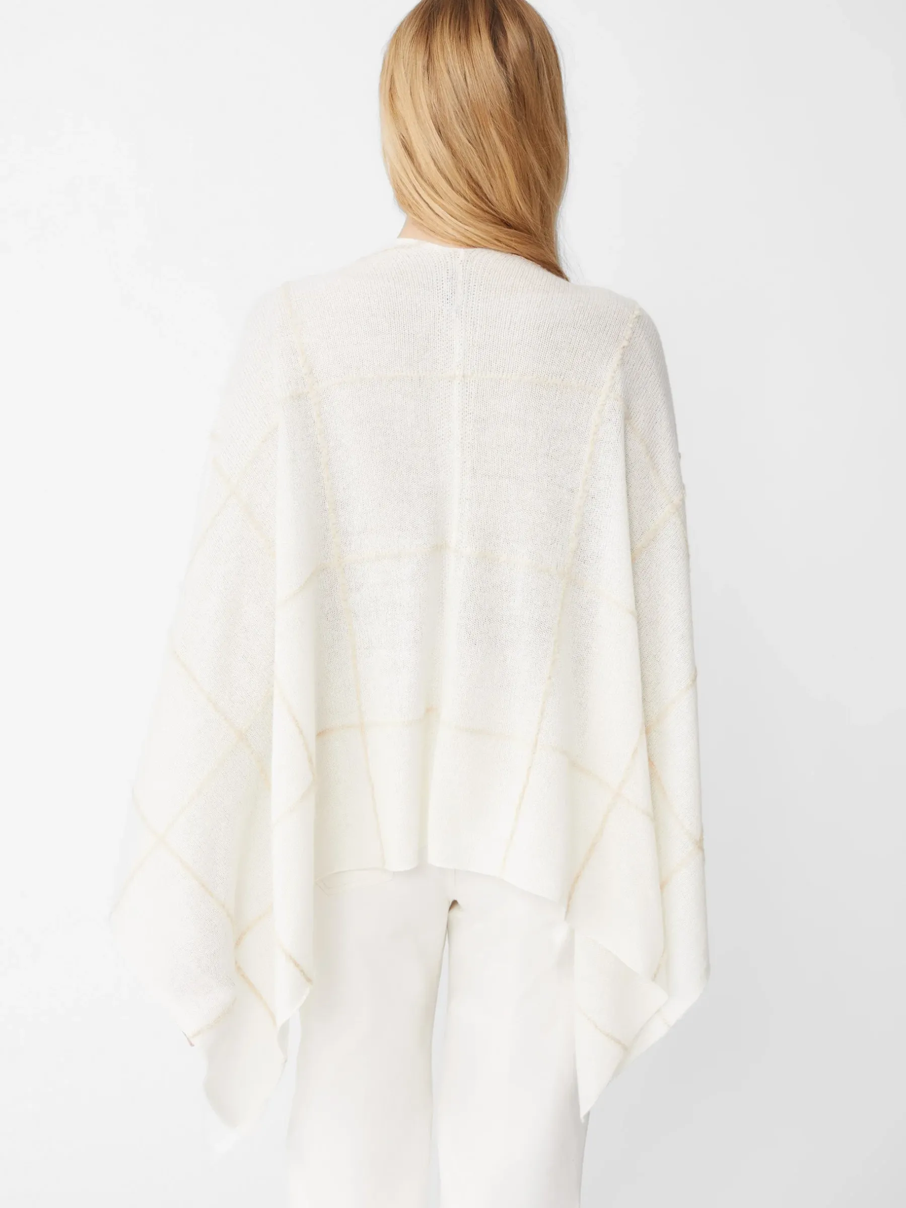 Chantal Cashmere Wrap In Window Pane-J.McLaughlin Outlet
