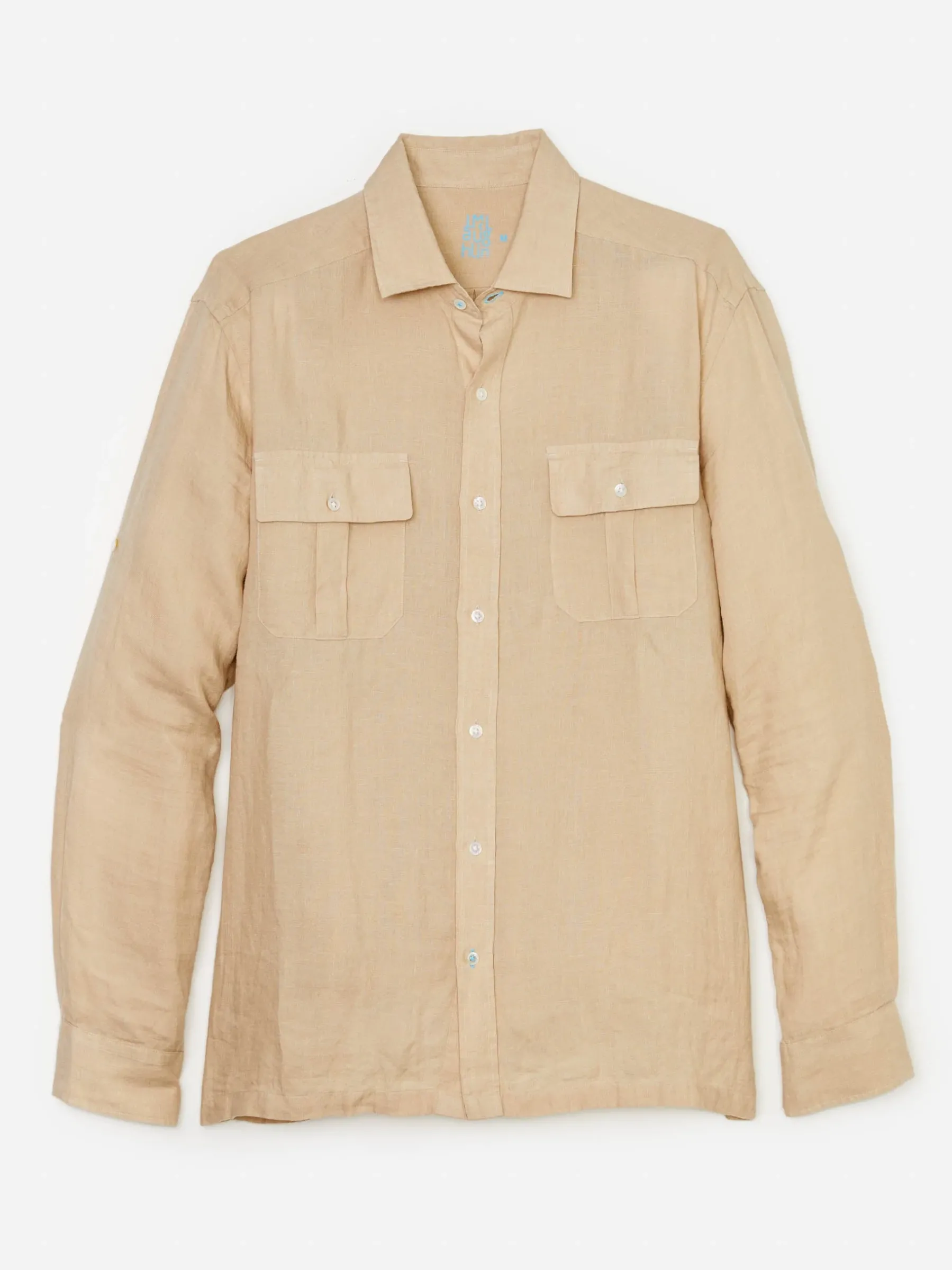 Christos Classic Fit Linen Shirt-J.McLaughlin Fashion