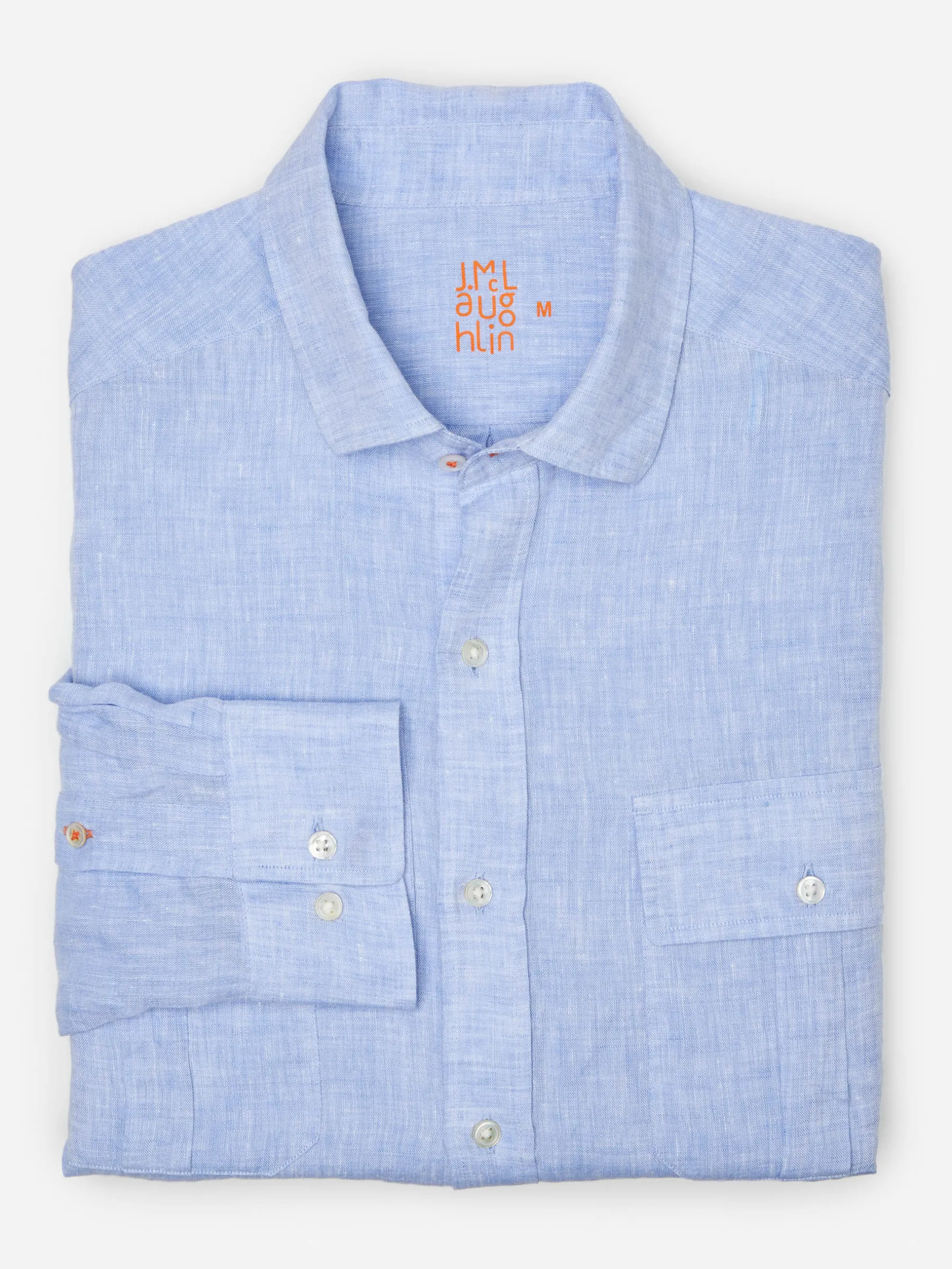 Christos Classic Fit Linen Shirt-J.McLaughlin Fashion