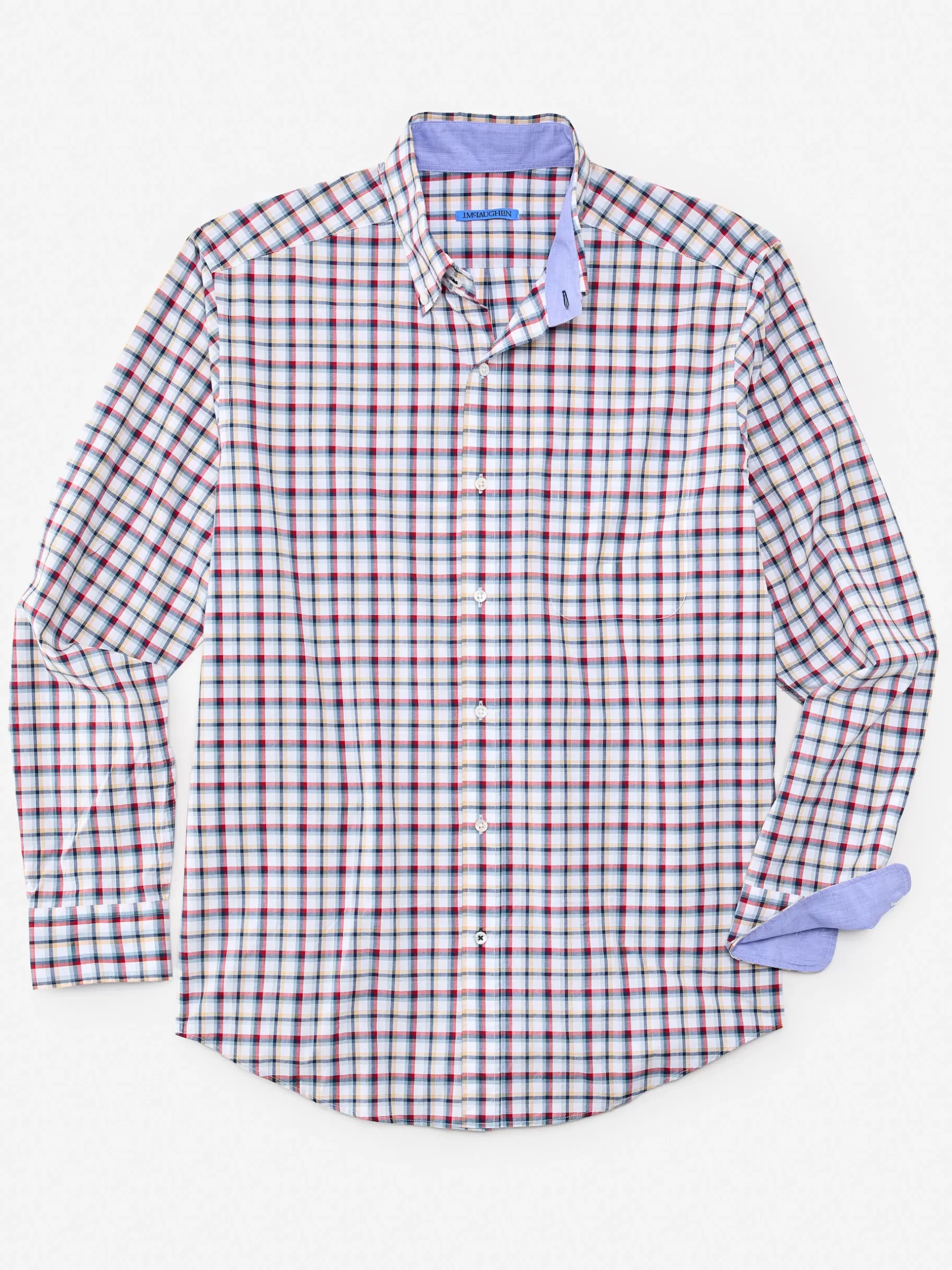 Collis Classic Fit Shirt In Plaid-J.McLaughlin Clearance