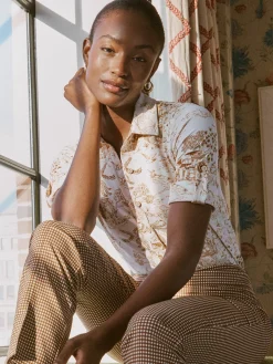 Cornelia Shirt In Chinoiserie Toile-J.McLaughlin Sale