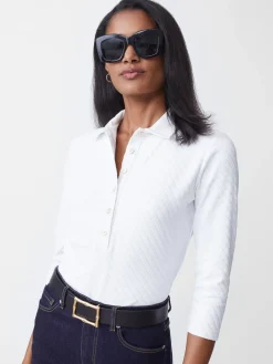 Court 3/4 Sleeve Polo In Fernwood Geo Jacquard-J.McLaughlin Online