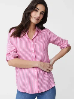 Denver Silk Shirt In Stripe-J.McLaughlin Outlet
