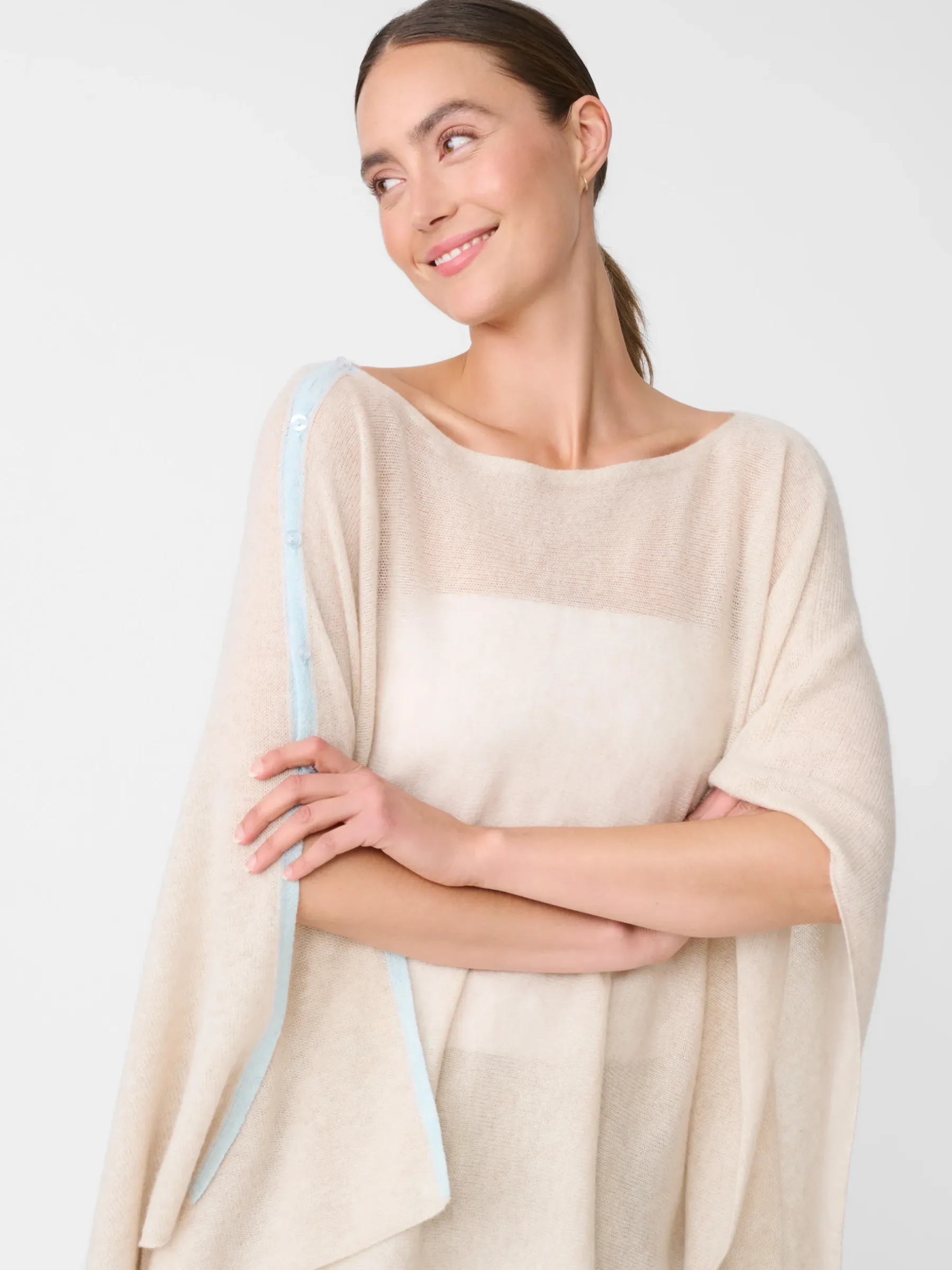 Doris Cashmere Poncho-J.McLaughlin Clearance