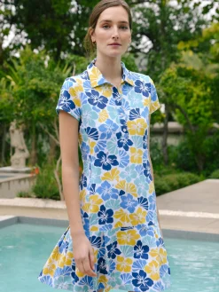 Dorte Dress In Beach Blossom-J.McLaughlin Best
