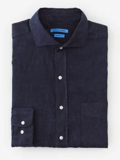 Drummond Modern Fit Linen Shirt-J.McLaughlin Sale