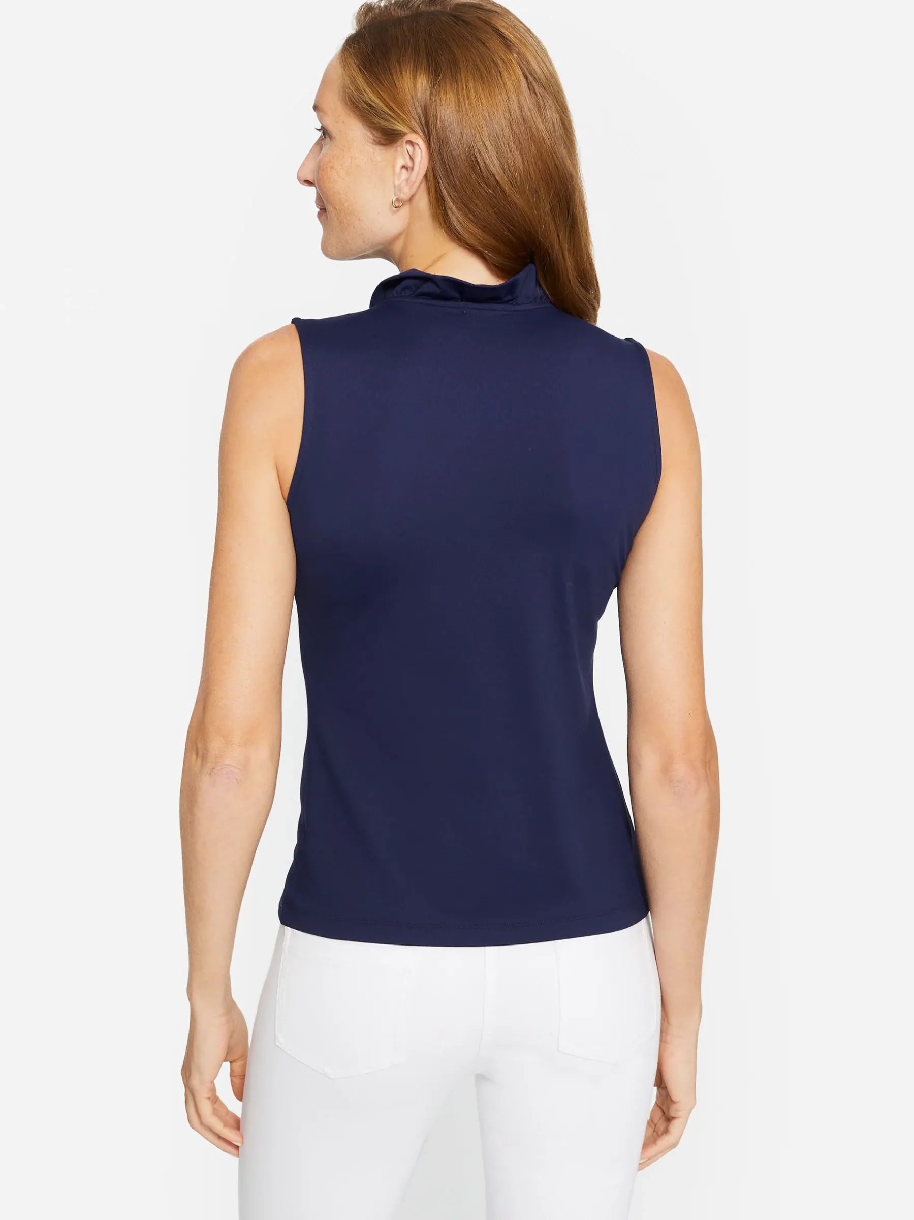 Durham Sleeveless Ruffle Top-J.McLaughlin Best