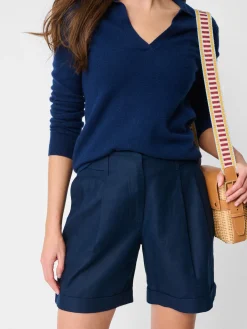 Ebba Linen Shorts-J.McLaughlin Best