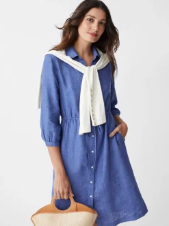 Flor Linen Dress-J.McLaughlin Online