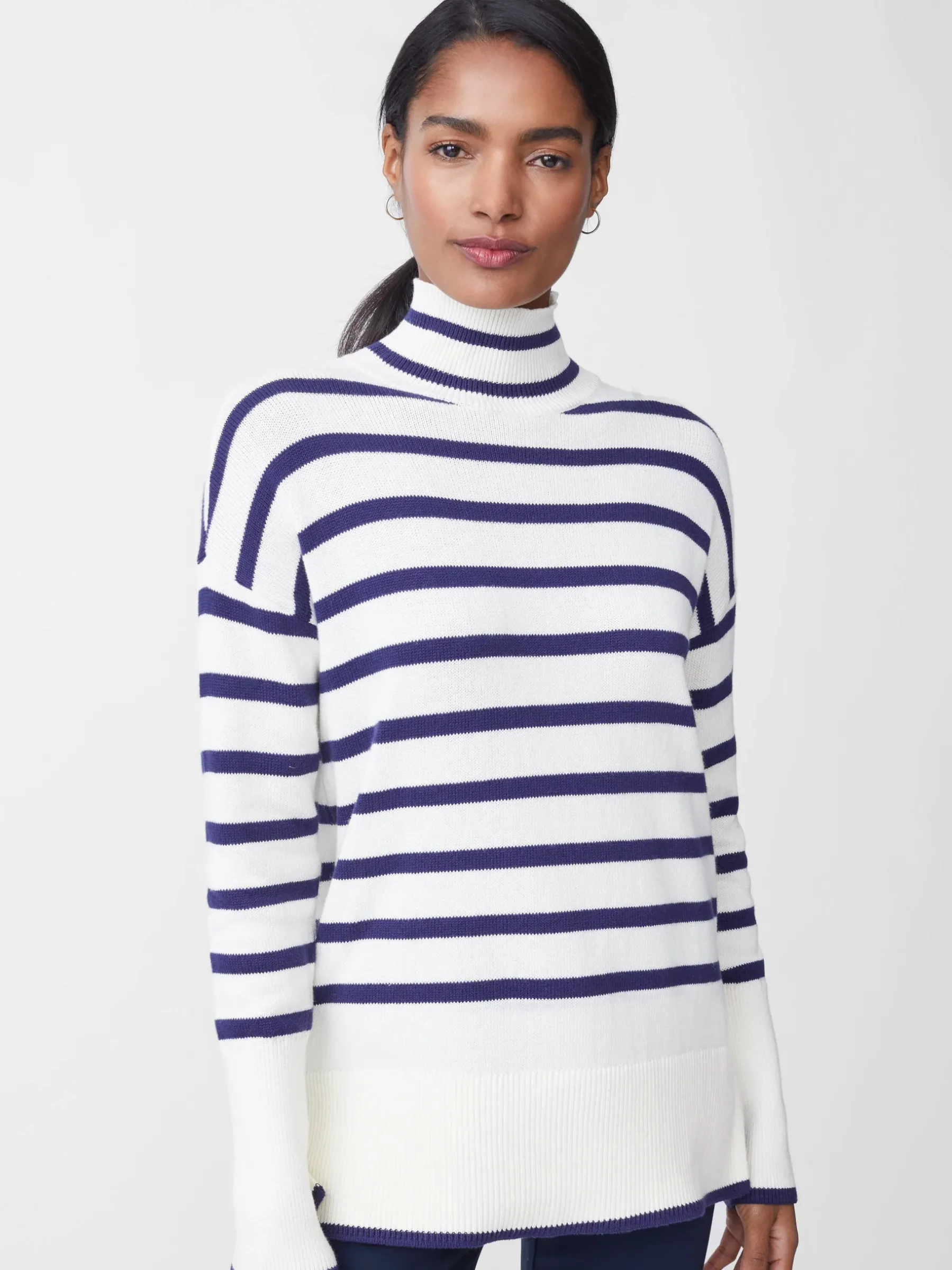 Garance Turtleneck In Stripe-J.McLaughlin Discount