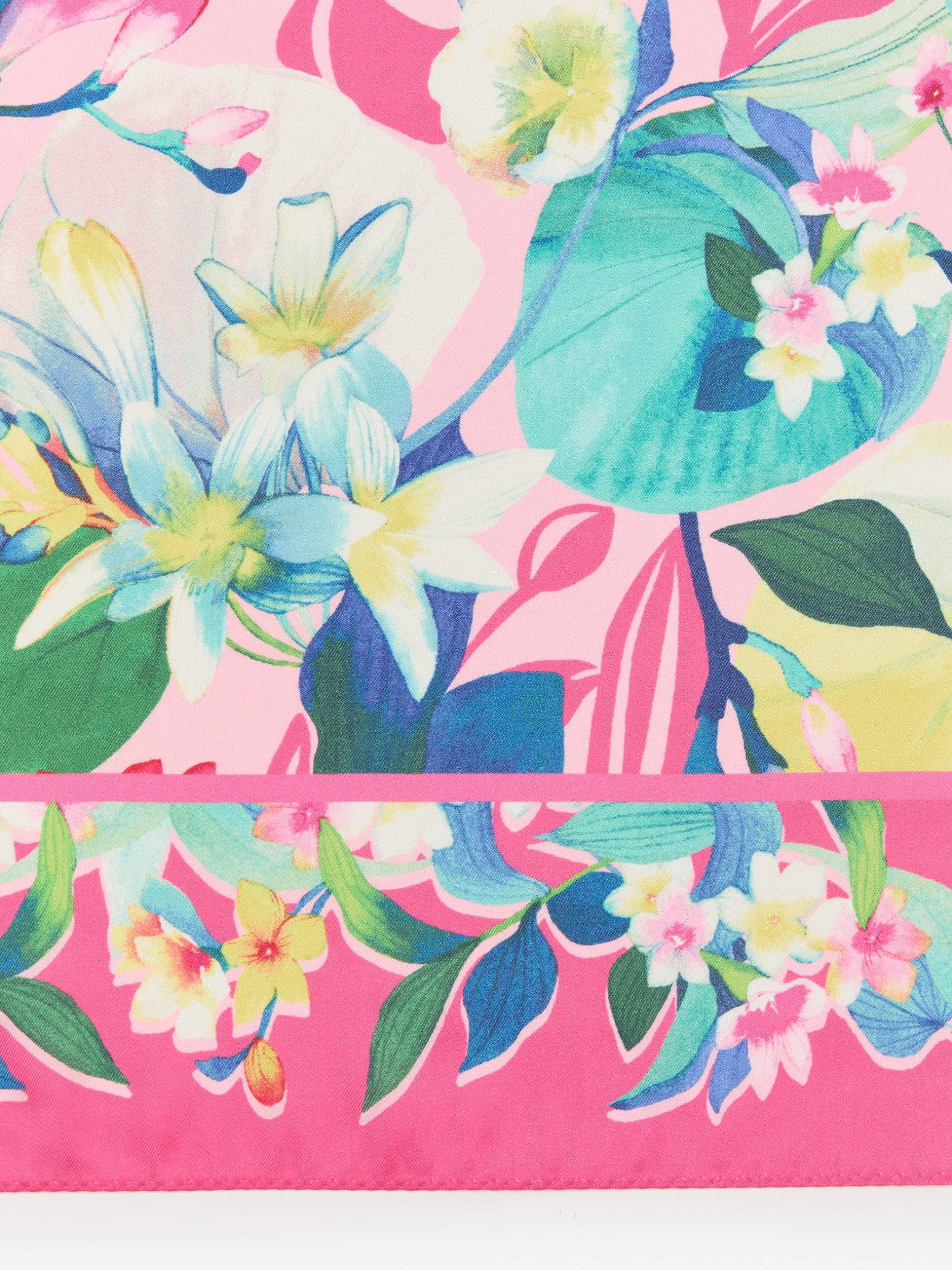 Gemma Scarf In Floral Reef Border-J.McLaughlin Fashion