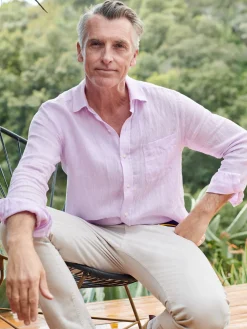 Gramercy Classic Fit Linen Shirt-J.McLaughlin Hot