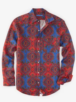 Gramercy Classic Fit Linen Shirt In Barros Beach-J.McLaughlin Online